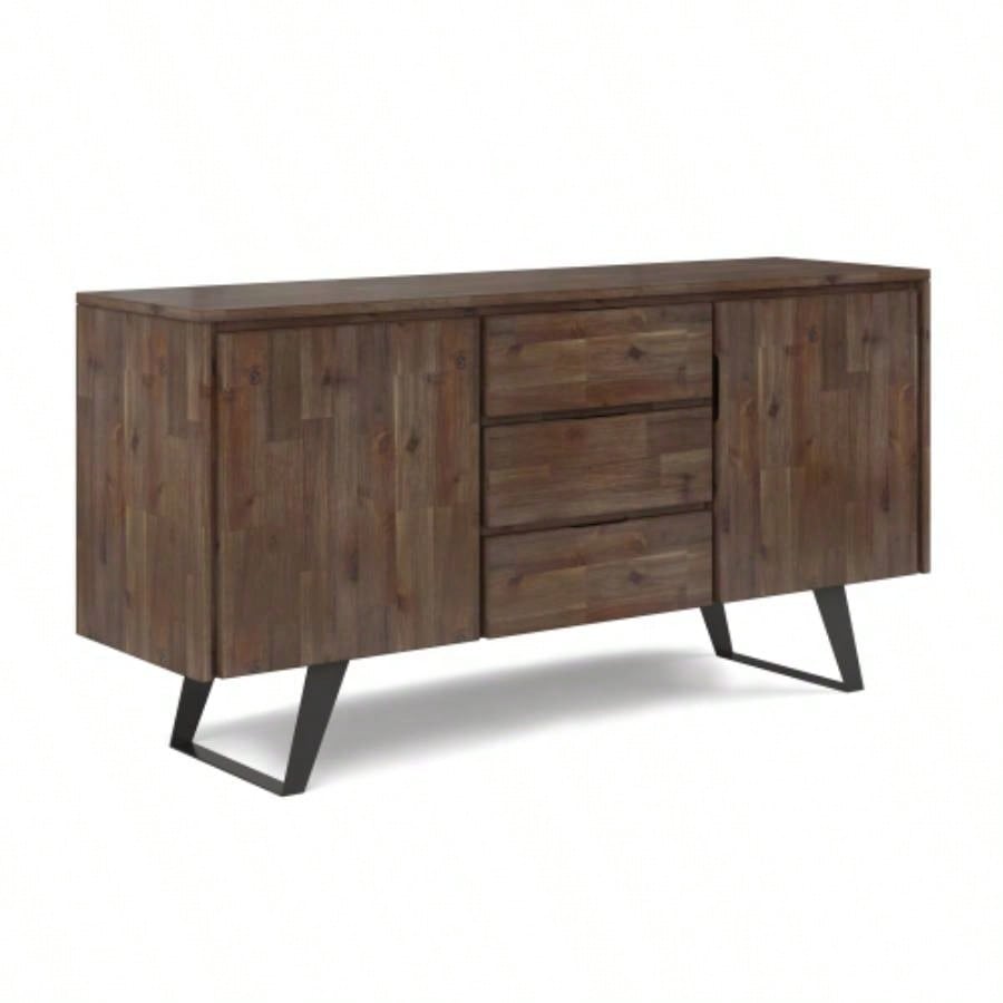 Lowry - Sideboard Buffet - Rustic Natural Aged Brown