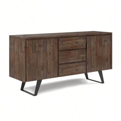 Lowry - Sideboard Buffet - Rustic Natural Aged Brown