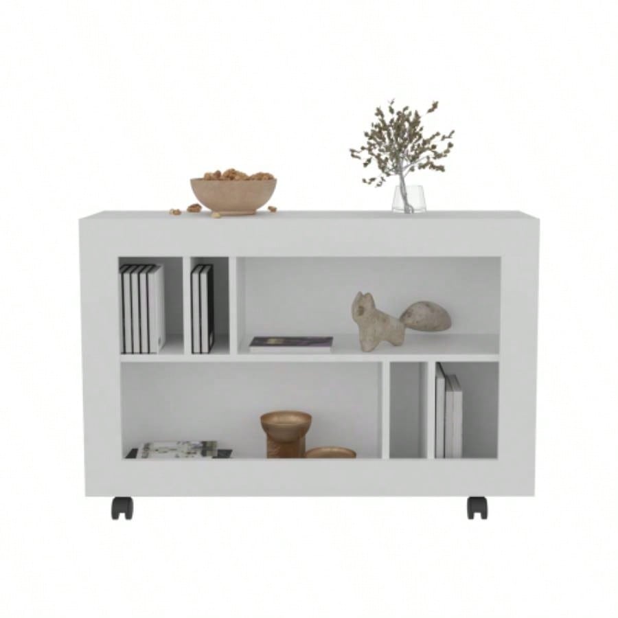Norwood Table Cart, Living room, White