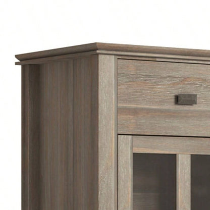 Artisan Solid Wood Sideboard Buffet in Distressed