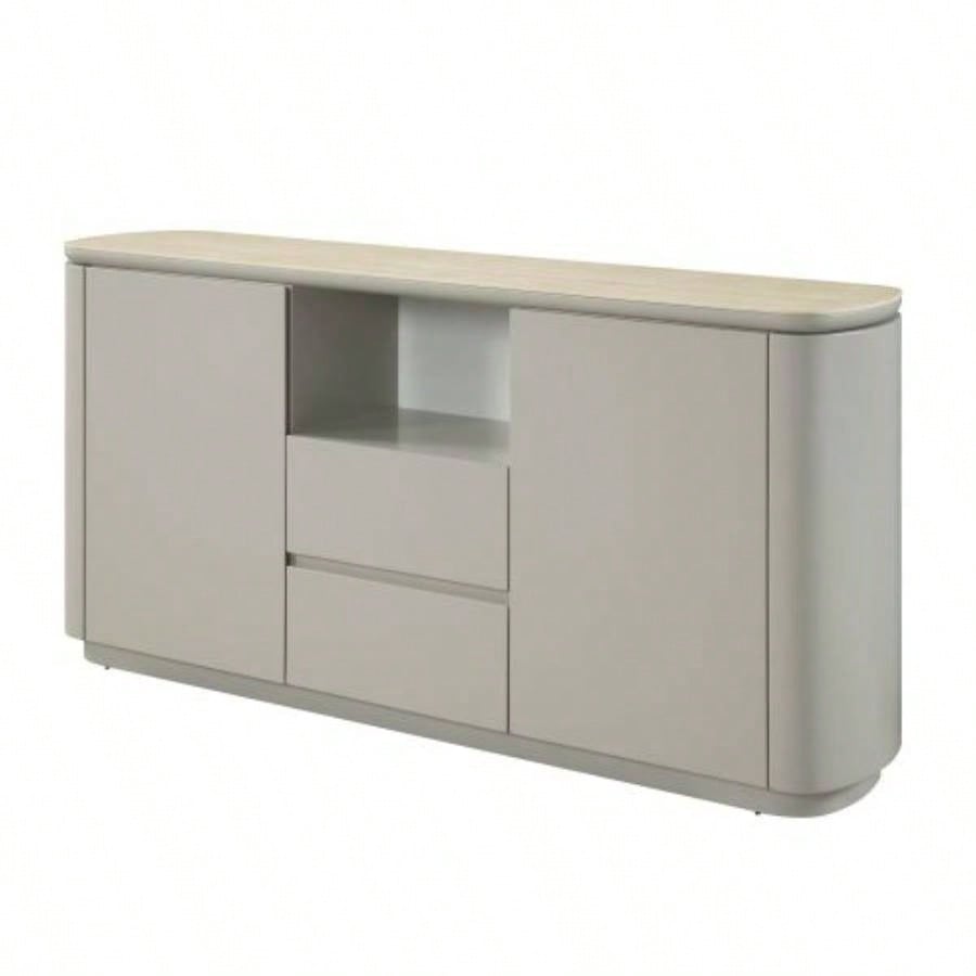 Ingram Ceramic Top Light Gray Server