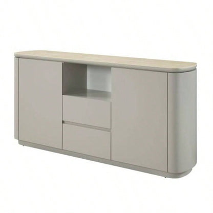 Ingram Ceramic Top Light Gray Server