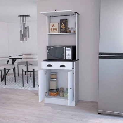 White and Black 2 - Cabinet Kitchen Pantry