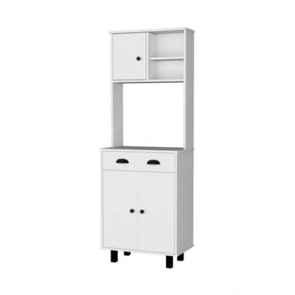 White 1 - Drawer Kitchen Pantry