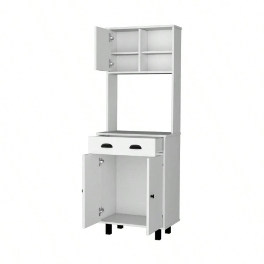 White 1 - Drawer Kitchen Pantry
