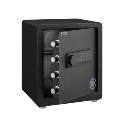 1.52 Cuft Safe Box, Solid Alloy Steel Office Hotel Home Safe, Security Digital Safes Box with Electronic Keypad, Spare Key, Alert, Mute Mode, Anti - Theft Safe Document Money Valuable