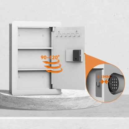 Digital Wall Hidden Safe Flat, Electronic, Steel, Keypad, Home or Business Heavy Duty Wall Mount Safe Protect Money, Jewelry, Passports Storage