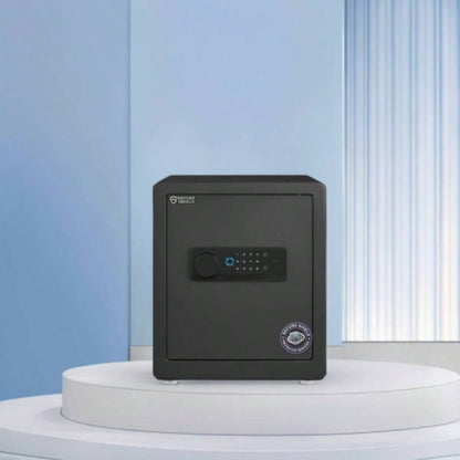 1.93 Cuft Safe Box, Security Electronic Steel Home Safe, Anti - Theft Digital Security Lock Box with Alert System, Removable Shelf, Mute Function, Personal Document Safes Money Jewelry