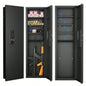53 Passwod Panel In - Wall Safe, Hidden Wall Gun Safe Rifles with Adjustable Shelves, Assembled Storage Multifunctional Wall Safe and Valuables Black - Digital
