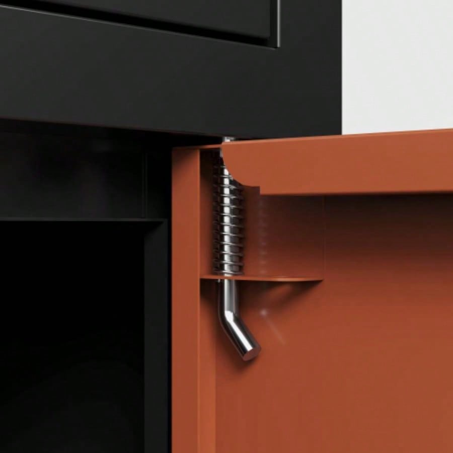 Outdoor Parcel Drop Box, Courier Locker with Mechanical Lock, Floor Standing Parcel Locker, Size 36.6x 15.75x 15.75 Burglar Resistant Stopper, Porch Curbside