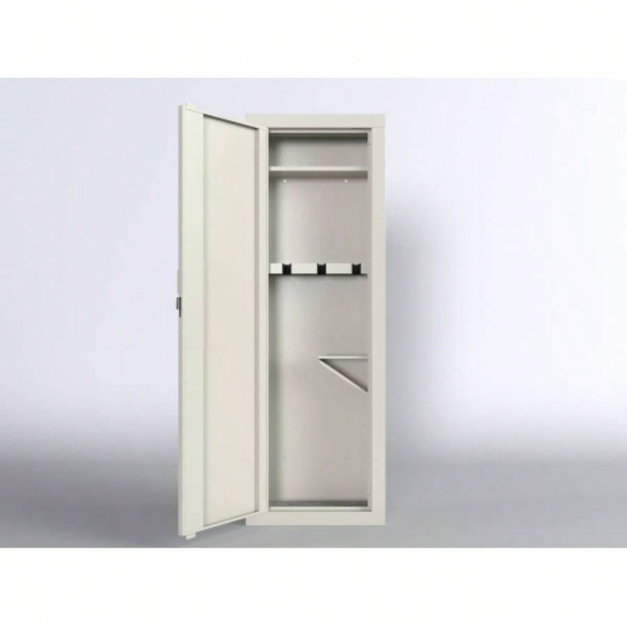 Wall Gun Safe, Gun Safes Home, Gun Safes Cabinets, Wall Safes Between Studs, Quick - Access Rifle Safe with Removable Shelf and Digital KeypadWhite