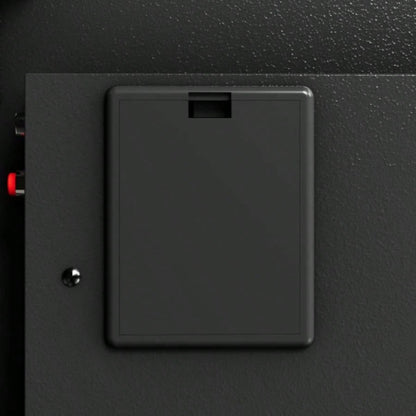 Steel Security Safe and Lock Box with Electronic Keypad - Secure Cash, Jewelry, ID Documents, Black, 1.69Cubic Feet