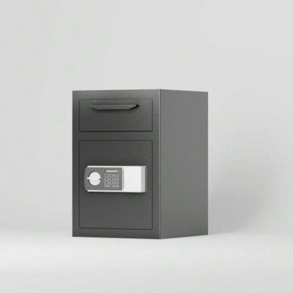 Digital Depository Safe Made of Carbon Steel Electronic Code Lock Depository Safe with Deposit Slot Depository Box Home Hotel Restaurant and Office