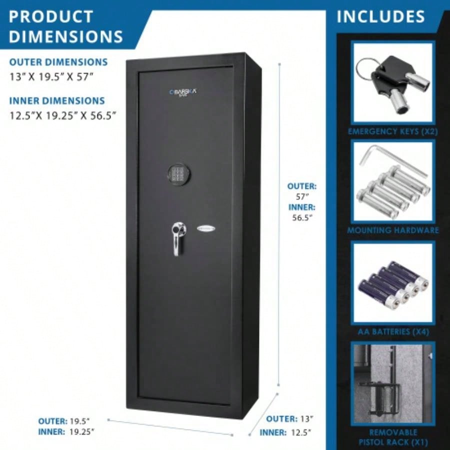 . 87 CUBIC FT KEYPAD RIFLE SAFE