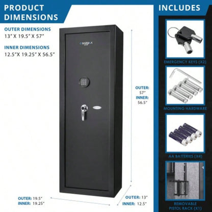 . 87 CUBIC FT KEYPAD RIFLE SAFE
