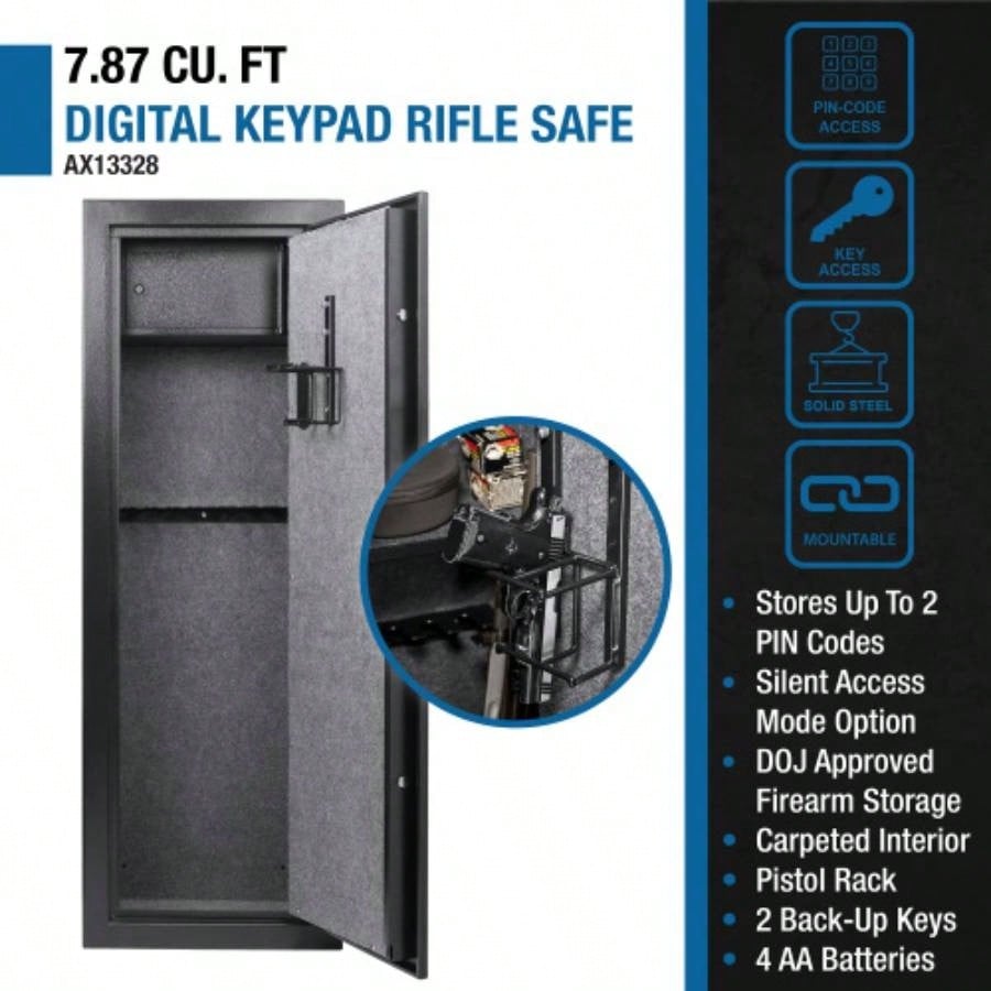 . 87 CUBIC FT KEYPAD RIFLE SAFE