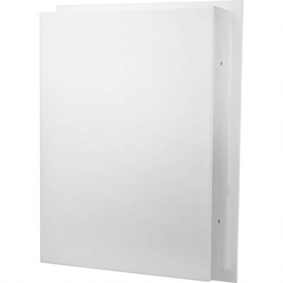 White Biometric Wall Safe