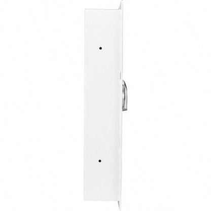 White Biometric Wall Safe