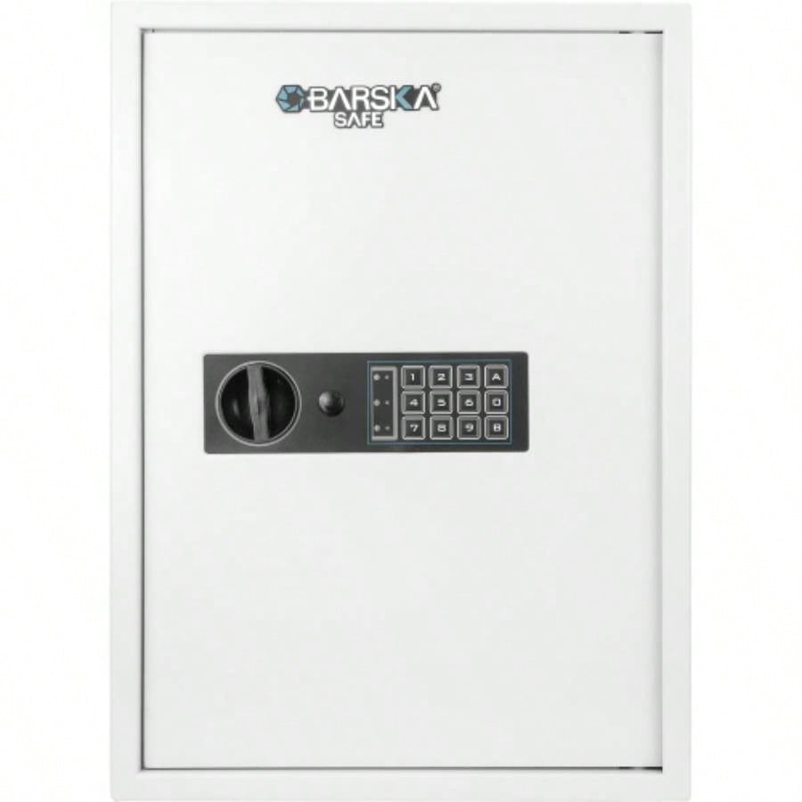 Keys Key Cabinet Digital Keypad Wall Safe White