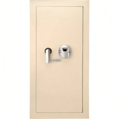 0.82 CUBIC FT BEIGE BIOMETRIC WALL SAFE
