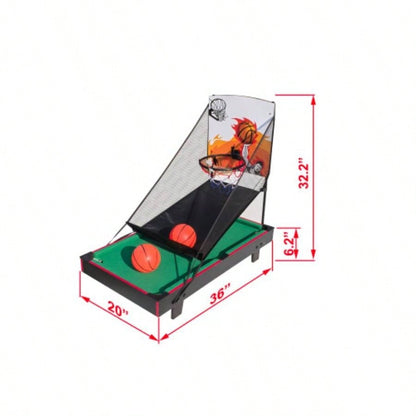 Multi Game Table 36 2 in 1 Combo Game Table Basketball, Billiards. Parent - child games, Indoor Outdoor, Game Room, Friends, Family, Kids and Adults.