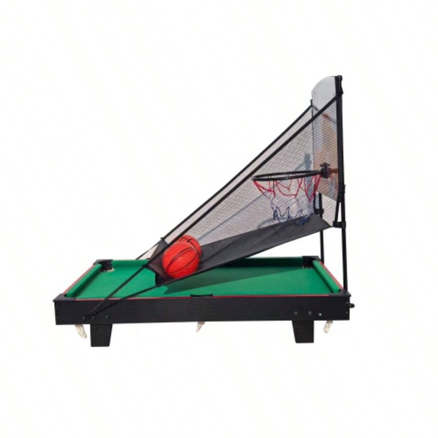 Multi Game Table 36 2 in 1 Combo Game Table Basketball, Billiards. Parent - child games, Indoor Outdoor, Game Room, Friends, Family, Kids and Adults.