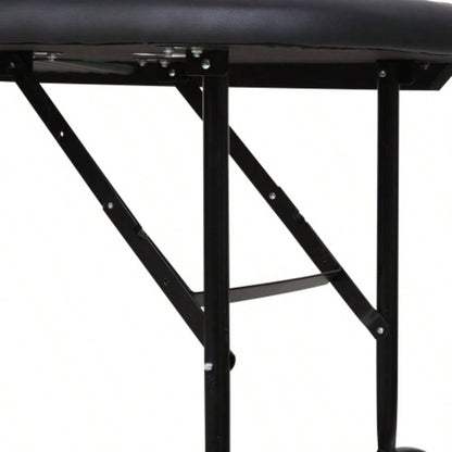 Soozier Poker Table Foldable, 72 Blackjack Table Players with Chip Cup Holder, Green Felt