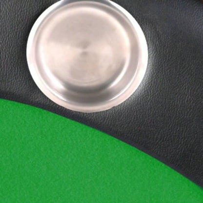 Folding Poker Table Top 10 Players Tri - Fold Texas Holdem Blackjack Casino Game Tabletop Green