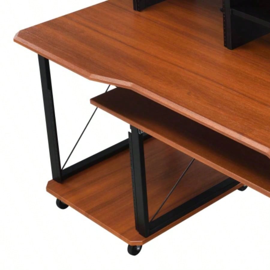 Megara Cherry Black Music Desk