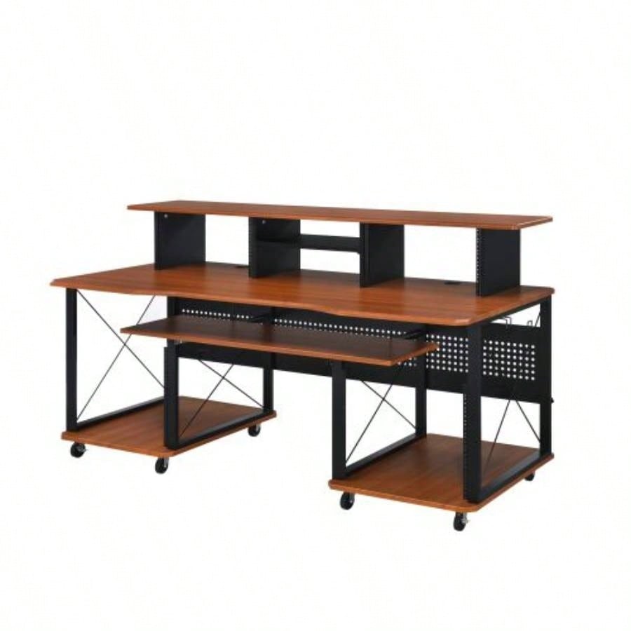Megara Cherry Black Music Desk