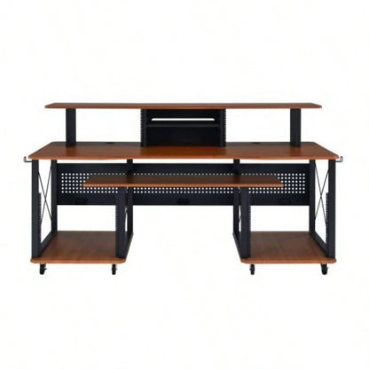 Megara Cherry Black Music Desk