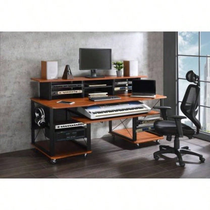 Megara Cherry Black Music Desk
