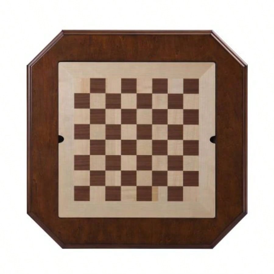 Cherry Reversible Chess Checker Game Table/Game Tray Chess Fingures Not Included