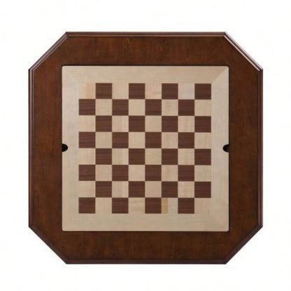 Cherry Reversible Chess Checker Game Table/Game Tray Chess Fingures Not Included