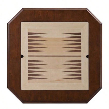 Cherry Reversible Chess Checker Game Table/Game Tray Chess Fingures Not Included