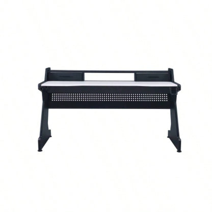 Black and White 2 - Drawer Gaming Desk