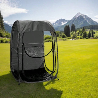 Portable Up Sports Tent, Shelter Outdoor Sports Events, Fishing and Camping, from Cold Wind and Rain, Black