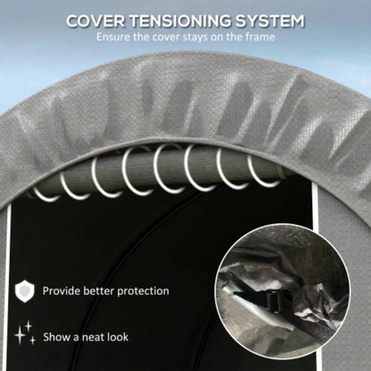 Outsunny 6x 8 Garden Storage Tent, Heavy Duty Outdoor Shed, Waterproof Portable Shed Storage Shelter with Galvanized Metal Frame Bike, Motorcycle, Garden Tools, Gray