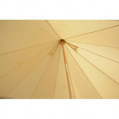 SAMHAIBEI Canvas Tent Bell Tent Glamping, 4 Seasons Yurt Tent Camping, 4M/5M Cotton Canvas Tent Family Camping, Outdoor Hunting, or Party 13ft - 16.5ft Durable, Spacious, and Versatile.