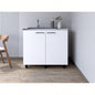 Utility Sink Cabinet Burwood, Kitchen, White