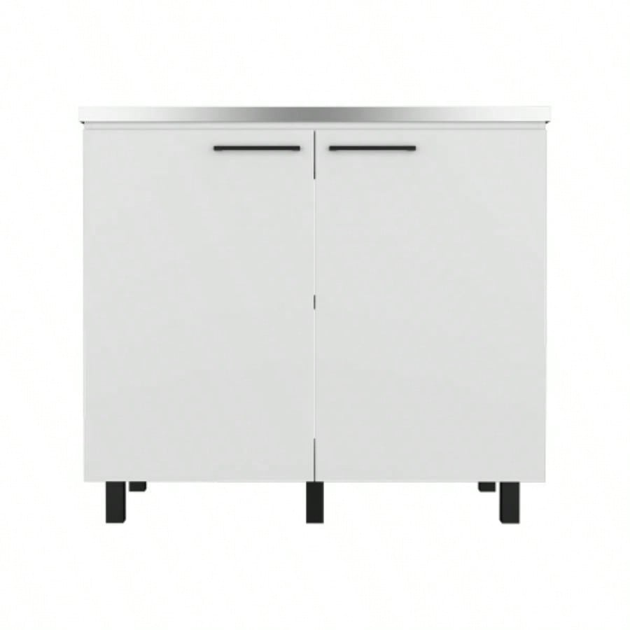 Utility Sink Cabinet Burwood, Kitchen, White
