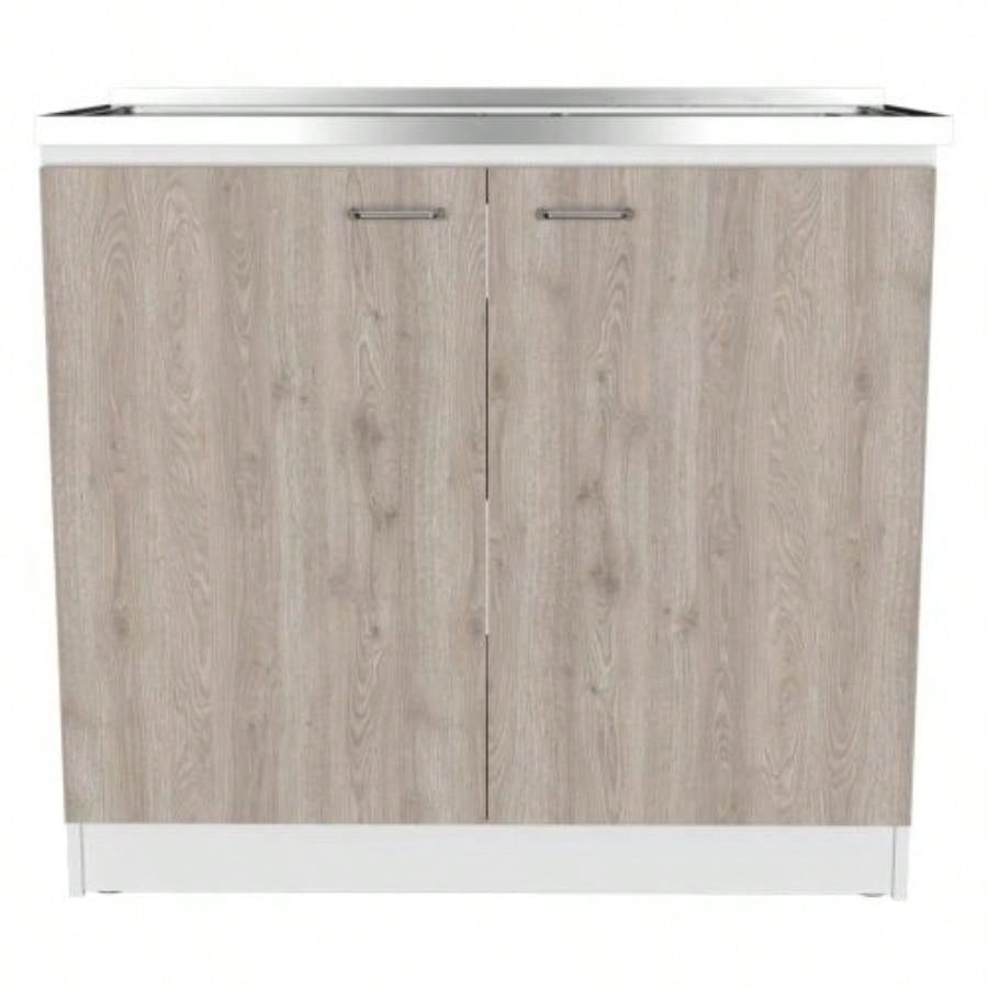 Utility Sink Vernal, Kitchen, Smokey Oak/ Light Gray