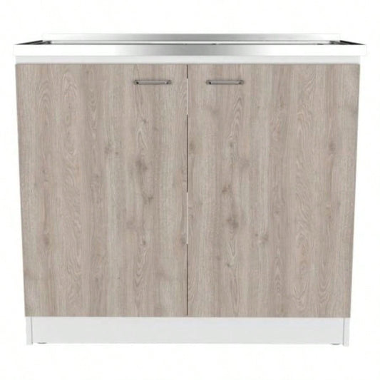 Utility Sink Vernal, Kitchen, Smokey Oak/ Light Gray