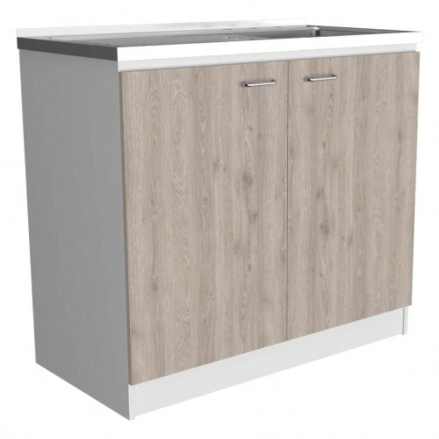 Utility Sink Vernal, Kitchen, Smokey Oak/ Light Gray