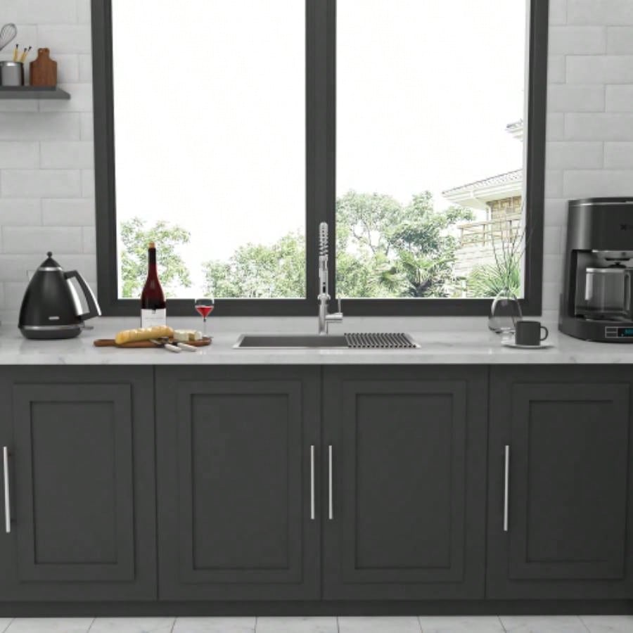 33x22 inch Kitchen Sink Drop In 16 Gauge Stainless Steel 33 Single Bowl Topmount Kitchen Sink Basin