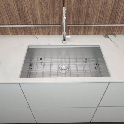 30 Undermount Kitchen Sink - 30*19*9 inch Kitchen Sink Undermount Single Bowl 16 Gauge Stainless Steel Ledge Workstation Kitchen Sinks