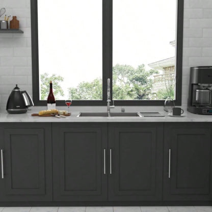 Double Bowl 50/50 Drop in Sink - 33x22x10 Stainless Steel Kitchen Sink 16 Gauge with Two 10 Deep Basin