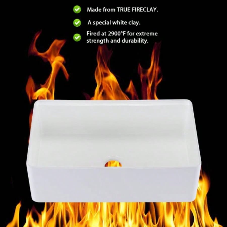 Fireclay 30 L X 20 Workstation Farmhouse Kitchen Sink With Accessories