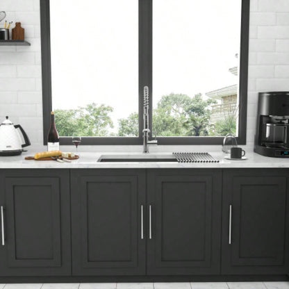 33 Inch Undermount Sink - 33x19x10 Undermount Stainless Steel Kitchen Sink 16 Gauge 10 Inch Deep Single Bowl Kitchen Sink Basin