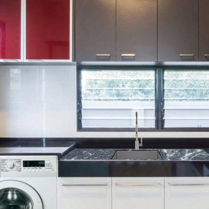 Laundry Sink 23 Inch - 23x18x12 Inch Undermount Laundry Utility Sink Deep Single Bowl 16 Gauge Stainless Steel Laundry Tub Sinks